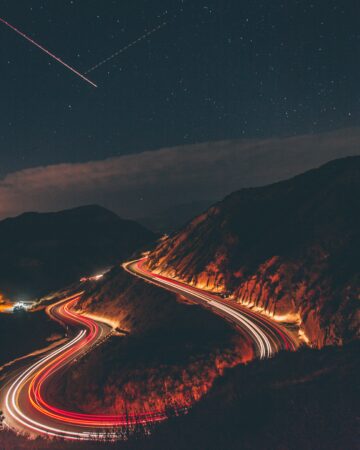 Landschaftbild Mallorca Night