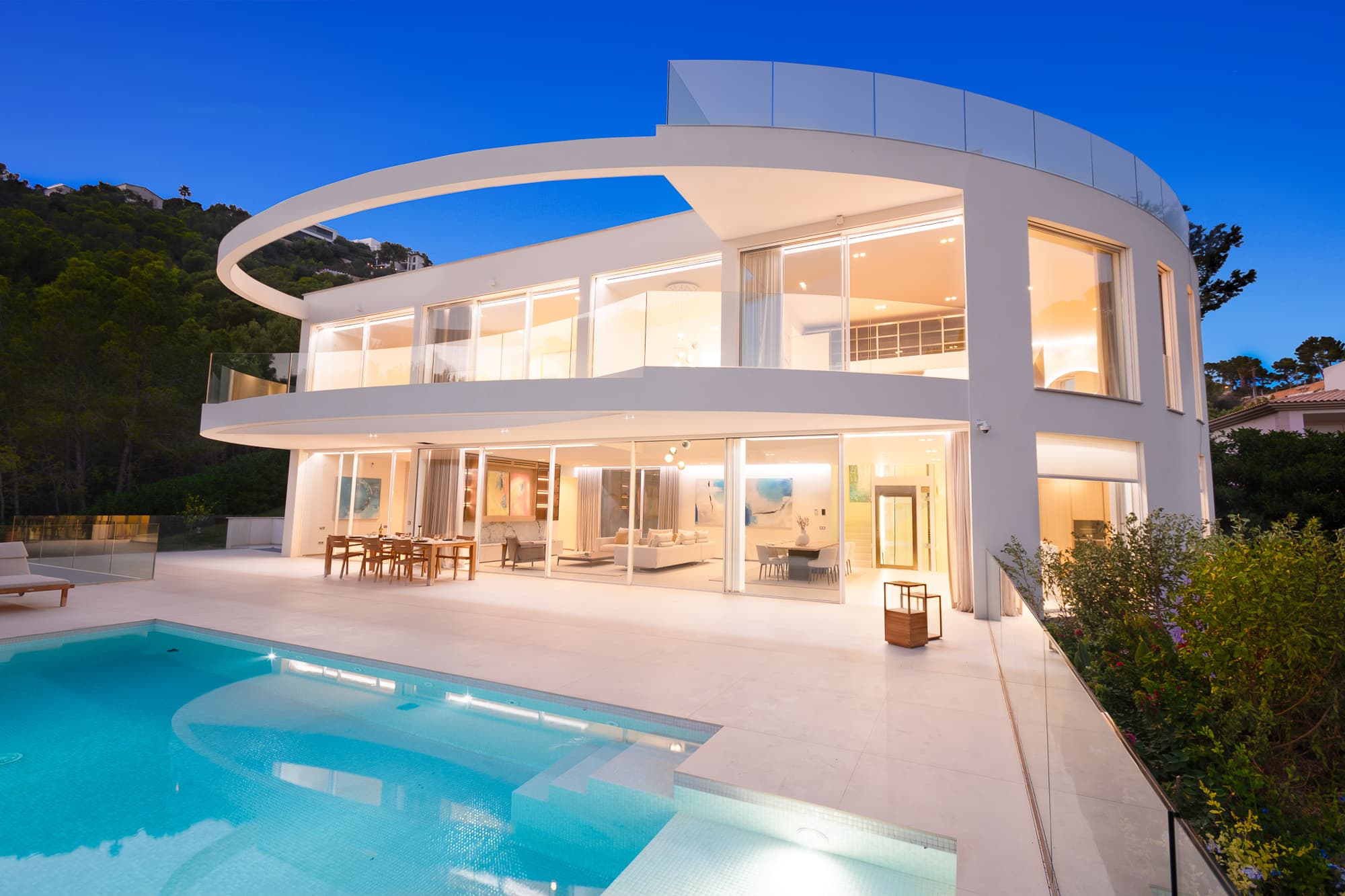 Moderne Luxus Villa in Port Andratx mit Meerblick auf Mallorca zum Verkauf für 5.9 Millionen Euro.24
