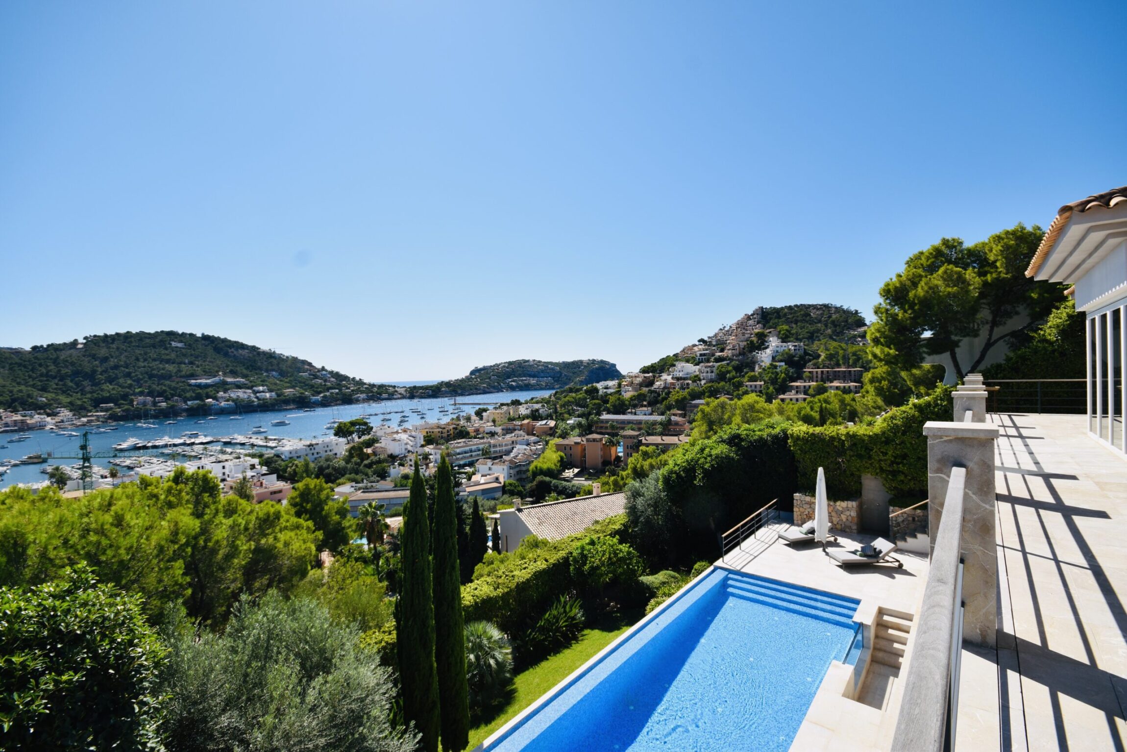 Panorama de Meerbick sobre el puerto de Port Andratx