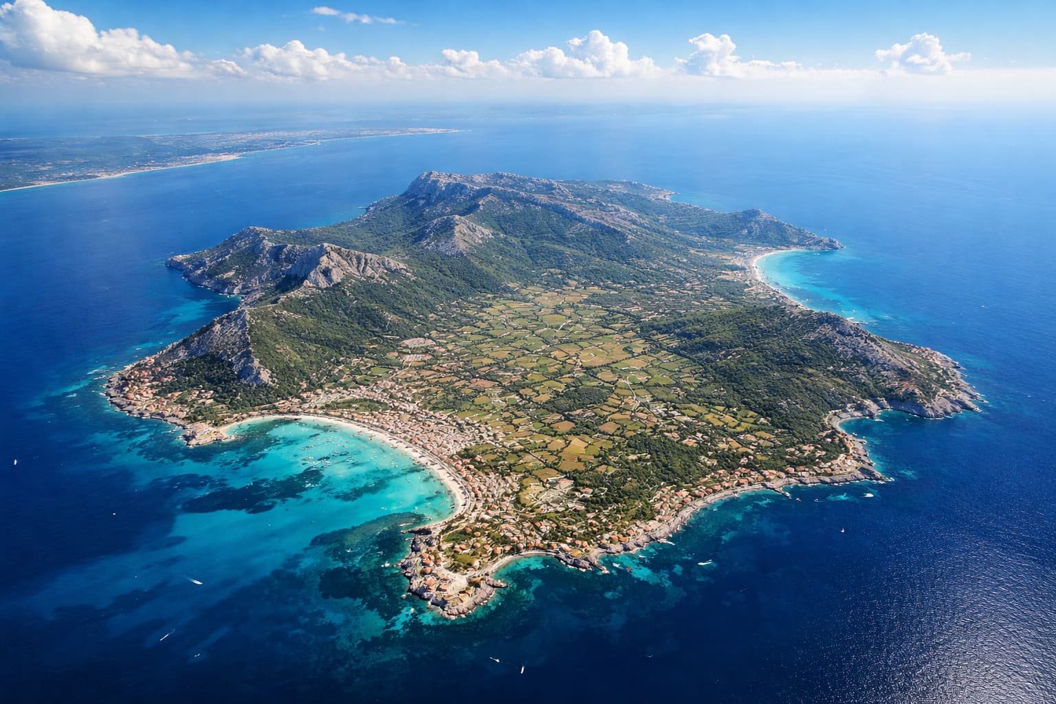 Insel Palma de Mallorca aus der Luft