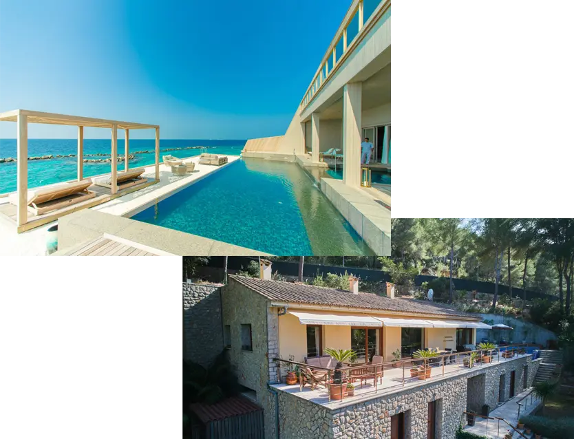 Immobilien auf Mallorca mit Pool und im Pinienwald